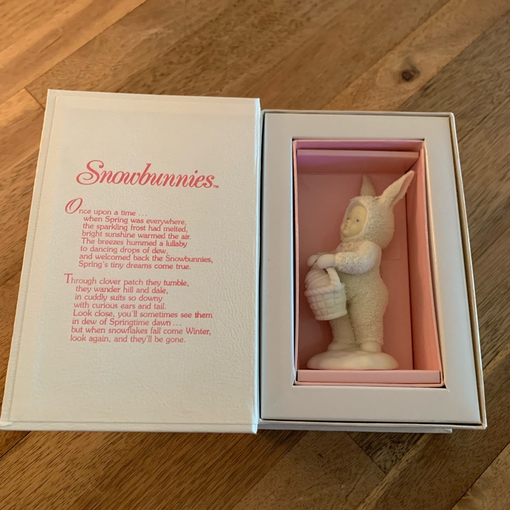 Snowbabbies bunny figurine